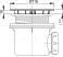 AlcaPLAST A49CR Króm zuhanytálca szifon, Ø90 mm-es leeresztő nyílással, túlfolyó nélküli zuhanytálcákhoz, 8594045930627