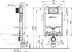 AlcaPLAST AM1115/1000 Renovmodul Slim - falba építhető / beépíthető / falsík alatti / befalazható WC tartály, 8595580551292