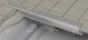 AlcaPLAST  APZ101-1050 Low Alacsony zuhanyfolyóka / perforált rácsokra szolgáló peremmel
