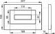 AlcaPLAST M470 kétöblítéses nyomólap falba építhető tartályhoz, fehér, 8594045938319