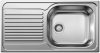   BLANCO TIPO XL 6S 18/10 fényezett rozsdamentes acél mosogató / mosogatótálca, excenter nélkül, 514243