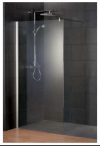   HSK WALK IN STYLE Walk-in zuhanyfal 100 cm, 100x190 cm-es, króm kerettel / 5 mm-es, átlátszó, biztonsági edzett üveggel, merevítőrúddal, 1470100