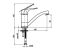 MOFÉM JUNIOR EVO egykaros bojler mosdó csaptelep, alsó bekötésű, nyílt rendszerű vízmelegítőhöz, 160-0020-00 / 160002000