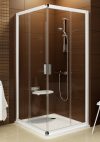   RAVAK Blix BLRV2K-100 Négyrészes toló rendszerű sarokbelépős zuhanykabin, fehér kerettel, Transparent edzett biztonsági üveggel, 100 cm, 1XVA0100Z1