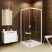 RAVAK Blix BLRV2K-100 Négyrészes toló rendszerű sarokbelépős zuhanykabin, fehér kerettel, Transparent edzett biztonsági üveggel, 100 cm, 1XVA0100Z1