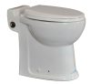   SANIPUMP Prestige 55 kerámia wc-vel egybeépített darálós WC, szennyvízátemelő / átemelő, lecsapódásmentes ülőkével