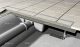 AlcaPLAST  APZ7 Floor-850 zuhanyfolyóka peremmel / rács behelyezésére / alaptest