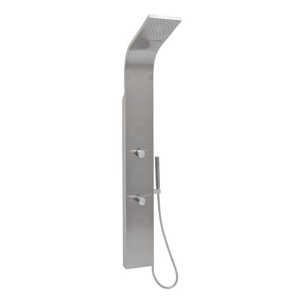 Ravak totem jet inox rozsdamentes acél hidromasszázs panel ... Zuhanypanel akció