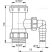 Alca / AlcaDRAIN / AlcaPLAST A300, Kötőcső 5/4", csatlakozóval, 8594045937374