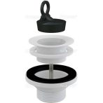   Alca / AlcaDRAIN / AlcaPLAST A32, Rozsdamentes leeresztő 5/4" műanyag leeresztővel Ø63, 8594045933482