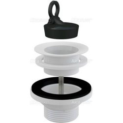 Alca / AlcaDRAIN / AlcaPLAST A32, Rozsdamentes leeresztő 5/4" műanyag leeresztővel Ø63, 8594045933482