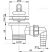 Alca / AlcaDRAIN / AlcaPLAST A33P, Rozsdamentes leeresztő 6/4"/Ø70, csatlakozóval, 8594045935264