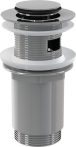   Alca / AlcaDRAIN / AlcaPLAST A391, Mosdó lefolyó click/clack 5/4"-es fém, kis dugóval, 8594045935387