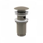   Alca / AlcaDRAIN / AlcaPLAST  A392-N-B CLICK/CLACK mosdó leeresztő 5/4", túlfolyóval, fémből, nagy dugóval, NICKEL-szálcsiszolt matt / NICKEL-szálcsiszolt,  A392-N-B 8595580571658