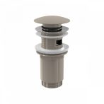   Alca / AlcaDRAIN / AlcaPLAST A392-N-P CLICK/CLACK mosdó leeresztő 5/4", túlfolyóval, fémből, nagy dugóval, NICKEL-fényes / NICKEL-fényes,   A392-N-P 8595580571641