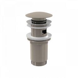 Alca / AlcaDRAIN / AlcaPLAST A392-N-P CLICK/CLACK mosdó leeresztő 5/4", túlfolyóval, fémből, nagy dugóval, NICKEL-fényes / NICKEL-fényes,   A392-N-P 8595580571641