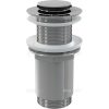   Alca / AlcaDRAIN / AlcaPLAST A394, Mosdó lefolyó click/clack 5/4"-es fém, kis dugóval, túlfolyó nélküli mosdókhoz (műanyag és üveg mosdóhoz), 8595580500337