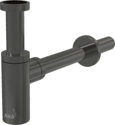 Alca / AlcaDRAIN / AlcaPLAST A400-GM-P DESIGN mosdószifon DN32, GUN METAL-fényes / GUN-METAL,   A400-GM-P 8595580571603