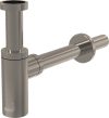   Alca / AlcaDRAIN / AlcaPLAST A400-N-P DESIGN mosdószifon DN32, NICKEL-fényes / NICKEL-fényes,   A400-N-P 8595580571566