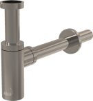   Alca / AlcaDRAIN / AlcaPLAST A400-N-P DESIGN mosdószifon DN32, NICKEL-fényes / NICKEL-fényes,   A400-N-P 8595580571566