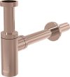   Alca / AlcaDRAIN / AlcaPLAST A400-RG-P DESIGN mosdószifon DN32, RED GOLD-fényes / RED-GOLD -fényes,  A400-RG-P 8595580571542