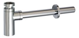 Alca / AlcaDRAIN / AlcaPLAST A400, Mosdószifon, Ø32 DESIGN, fém, kerek, 8594045937589