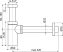Alca / AlcaDRAIN / AlcaPLAST A400B DESIGN mosdószifon, DN32 fém, kerek, fehér/ 8595580567330