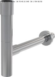 Alca / AlcaDRAIN / AlcaPLAST A402, Mosdószifon Ø32 DESIGN, fém, masszív, 8595580507770