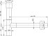 Alca / AlcaDRAIN / AlcaPLAST A402, Mosdószifon Ø32 DESIGN, fém, masszív, 8595580507770