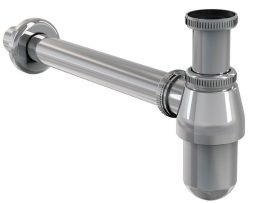 Alca / AlcaDRAIN / AlcaPLAST A431, Mosdószifon Ø32 nélkül 5/4"-es fém, anyával, 8594045930665