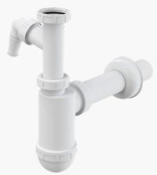 Alca / AlcaDRAIN / AlcaPLAST A43P, Leeresztőszelep nélkül 5/4" menettel Ø40 csatlakozóval, 8594045933543