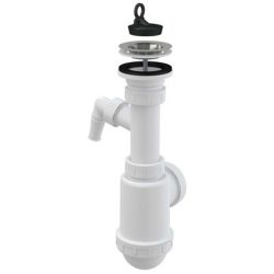Alca / AlcaDRAIN / AlcaPLAST A441P-DN50/40 Ø50/40, Szifon csatlakozóval és rozsdamentes leeresztővel Ø70, 8594045937510
