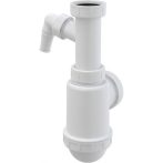   Alca / AlcaDRAIN / AlcaPLAST A443P-DN50/40 Ø50/40, Mosogatószifon leeresztő nélkül 6/4" menettel, csatlakozóval, 8594045937558