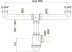 Alca / AlcaDRAIN / AlcaPLAST A448-DN50/40 Ø50/40, Két medencés mosogatához, szifon leeresztő nélkül 6/4" menettel, 8594045937831
