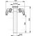 Alca / AlcaDRAIN / AlcaPLAST A44M-DN40 Ø40, Kötőcső 6/4" menettel és 2 csatlakozóval, 8594045931334
