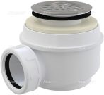   Alca / AlcaDRAIN / AlcaPLAST A46 Ø50 Zuhany szifon rozsdamentes ráccsal, túlfolyó nélküli zuhanytálcákhoz, 8594045933376