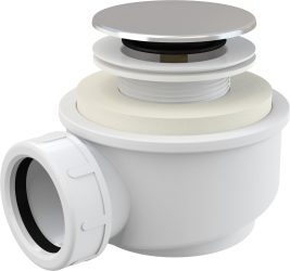 Alca / AlcaDRAIN / AlcaPLAST  A476-50 Click/Clack lefolyókészlet / króm / 8595580536107
