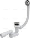   Alca / AlcaDRAIN / AlcaPLAST A505CRM Click/clack kádszifon készlet króm, (hossz 570mm), 8594045933239