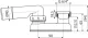 Alca / AlcaDRAIN / AlcaPLAST A53 Ø40 / A53-DN40, Bűzelzáró szifon kádhoz / kádszifon, 6/4"-os csatlakozóval Alca / AlcaDRAIN / AlcaPLAST A53 Ø40 / A53-DN40, Bűzelzáró szifon kádhoz / kádszifon, 6/4"-os csatlakozóval