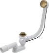   Alca / AlcaDRAIN / AlcaPLAST A55K-G-P Automata kádszifon készlet, GOLD-fényes / gold / fényes,  A55K-G-P 8595580571900