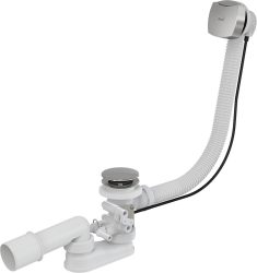 Alca / AlcaDRAIN / AlcaPLAST A566-112122-80 Hidromasszázs kádszifon, króm 8595580532949