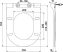 Alca / AlcaDRAIN / AlcaPLAST A67 SLIM, WC-ülőke univerzális SOFTCLOSE, Slim, Duroplast, 8595580544362