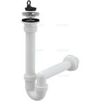   Alca / AlcaDRAIN / AlcaPLAST A800-DN50 Ø50, Csőszifon 6/4" menettel, leeresztővel Ø70, 8594045938203