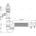 Alca / AlcaDRAIN / AlcaPLAST A830-DN50/40 Ø50/40, Csőszifon 6/4" menettel, csatlakozóval, flexi csővel, leeresztővel Ø70, 8594045937435