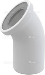Alca / AlcaDRAIN / AlcaPLAST A90-45 Bekötőcső 45° hajlattal, 8594045931822