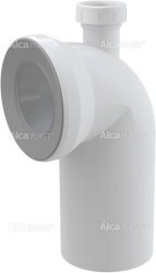 Alca / AlcaDRAIN / AlcaPLAST A90-90P40 WC bekötőcső, csatlakozóval Ø40, 8594045930597