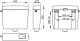 Alca / AlcaDRAIN / AlcaPLAST A93-1/2" Univerzális WC tartály ALCA UNI DUAL 8594045931051