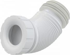 Alca / AlcaDRAIN / AlcaPLAST  A97L Flexibilis WC csatlakozó,  A97L 8595580562755