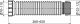 Alca / AlcaDRAIN / AlcaPLAST  A97L Flexibilis WC csatlakozó,  A97L 8595580562755