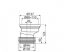 Alca / AlcaDRAIN / AlcaPLAST A991-40, Excentrikus csatlakozás a WC-hez 40 mm, 8595580542092